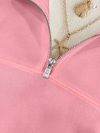Lalippa Women's Loose Split Zip-Up Hoodie,Graduation,Teacher,Back To School Pullover Fall