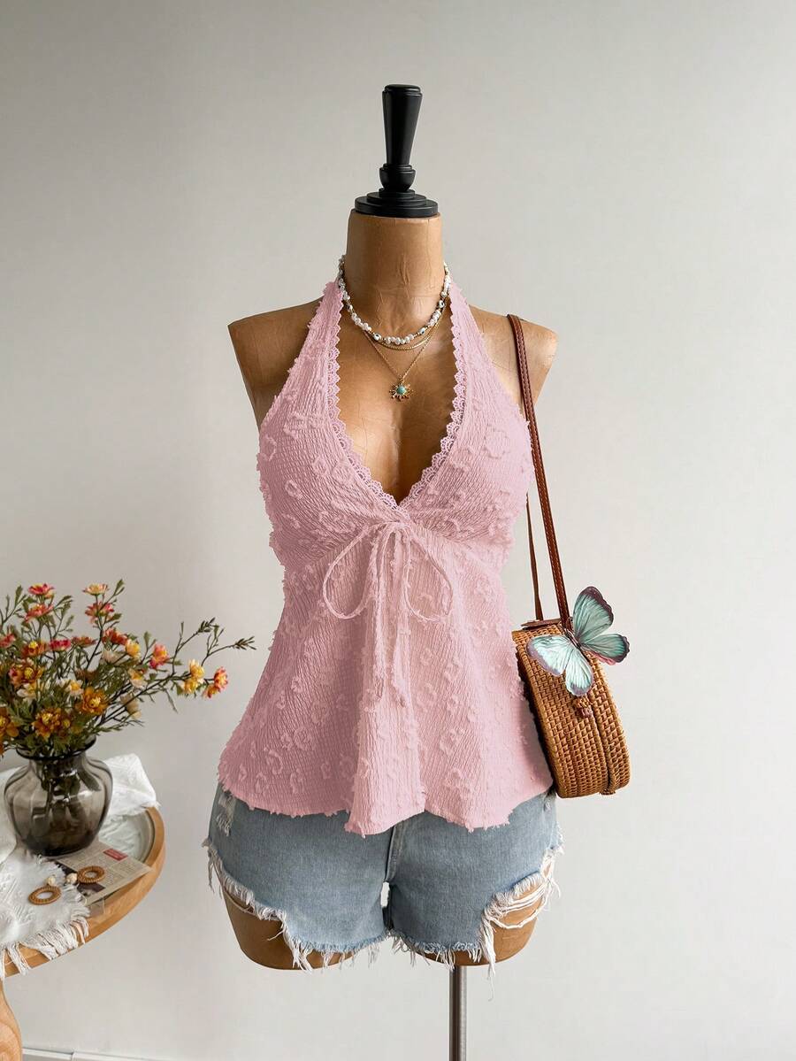Rusttydustty Women's Backless Casual Vacation Bohemian Style Beach, Suitable For Valentine's Day, New Year, Party, Easter, Hawaiian Music Festival, Tropical Holiday