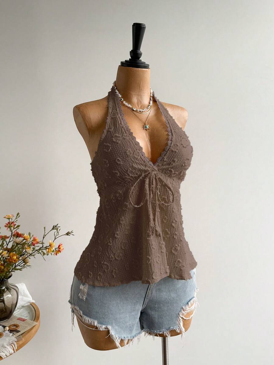 Rusttydustty Women's Backless Casual Vacation Bohemian Style Beach, Suitable For Valentine's Day, New Year, Party, Easter, Hawaiian Music Festival, Tropical Holiday