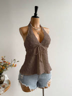 Rusttydustty Women's Backless Casual Vacation Bohemian Style Beach, Suitable For Valentine's Day, New Year, Party, Easter, Hawaiian Music Festival, Tropical Holiday
