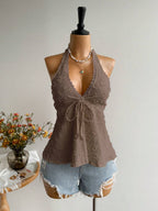 Rusttydustty Women's Backless Casual Vacation Bohemian Style Beach, Suitable For Valentine's Day, New Year, Party, Easter, Hawaiian Music Festival, Tropical Holiday