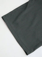 Vela Rue Minimalist Design Jumpsuit Pants, Hook & Zipper Closure, Thin Solid Green Straight Leg Trousers, Flattering Wide Leg, Fashionable All Season