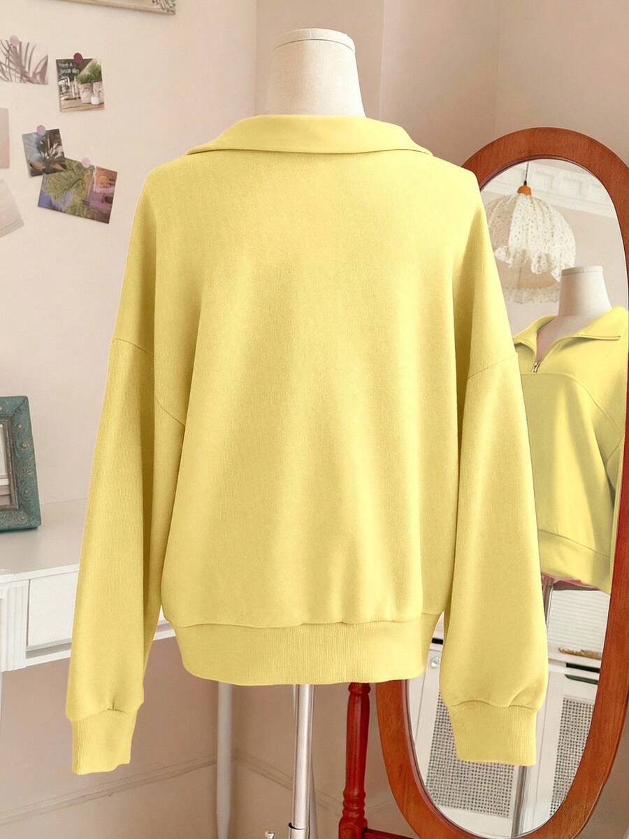 Lalippa Women's Loose Split Zip-Up Hoodie,Graduation,Teacher,Back To School Pullover Fall