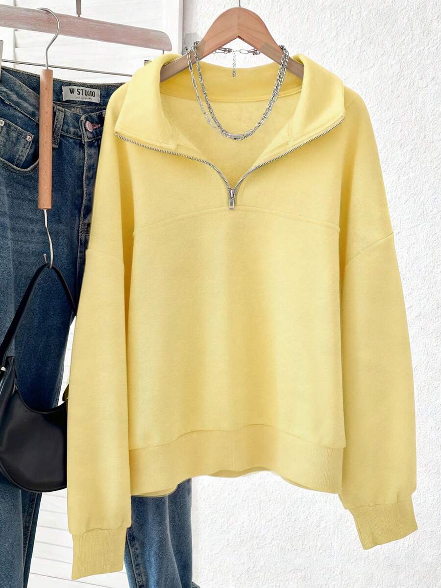 Lalippa Women's Loose Split Zip-Up Hoodie,Graduation,Teacher,Back To School Pullover Fall