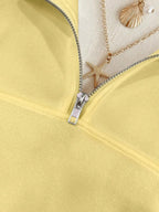 Lalippa Women's Loose Split Zip-Up Hoodie,Graduation,Teacher,Back To School Pullover Fall