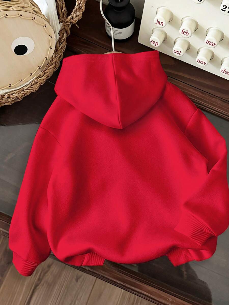 Attitoon Women's Casual Street Style Loose Sweatshirt, Color Block Design, Suitable For Autumn/Winter