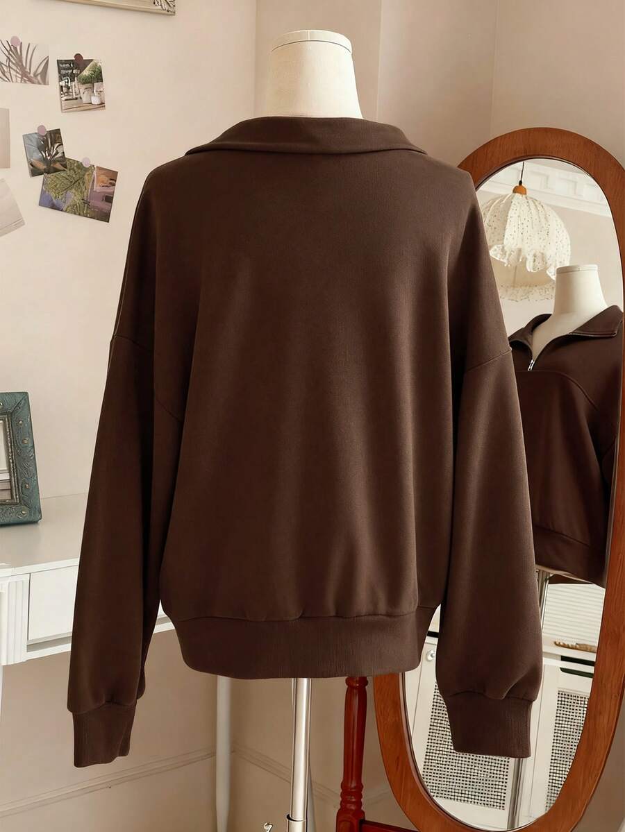 Lalippa Women's Loose Split Zip-Up Hoodie,Graduation,Teacher,Back To School Pullover Fall
