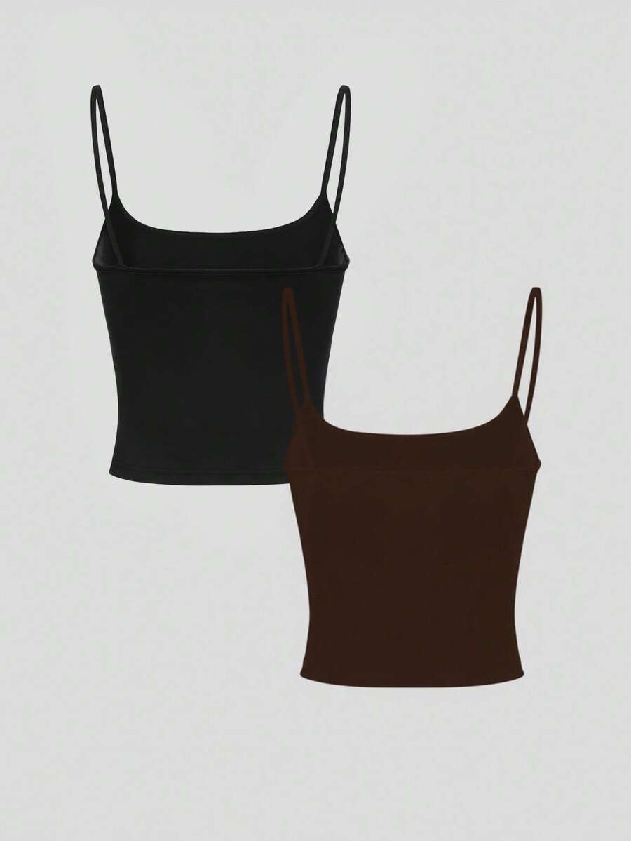 Zyxie Women's Casual Versatile Solid Color Slim Fit Camisole