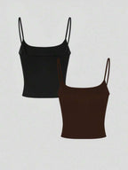 Zyxie Women's Casual Versatile Solid Color Slim Fit Camisole