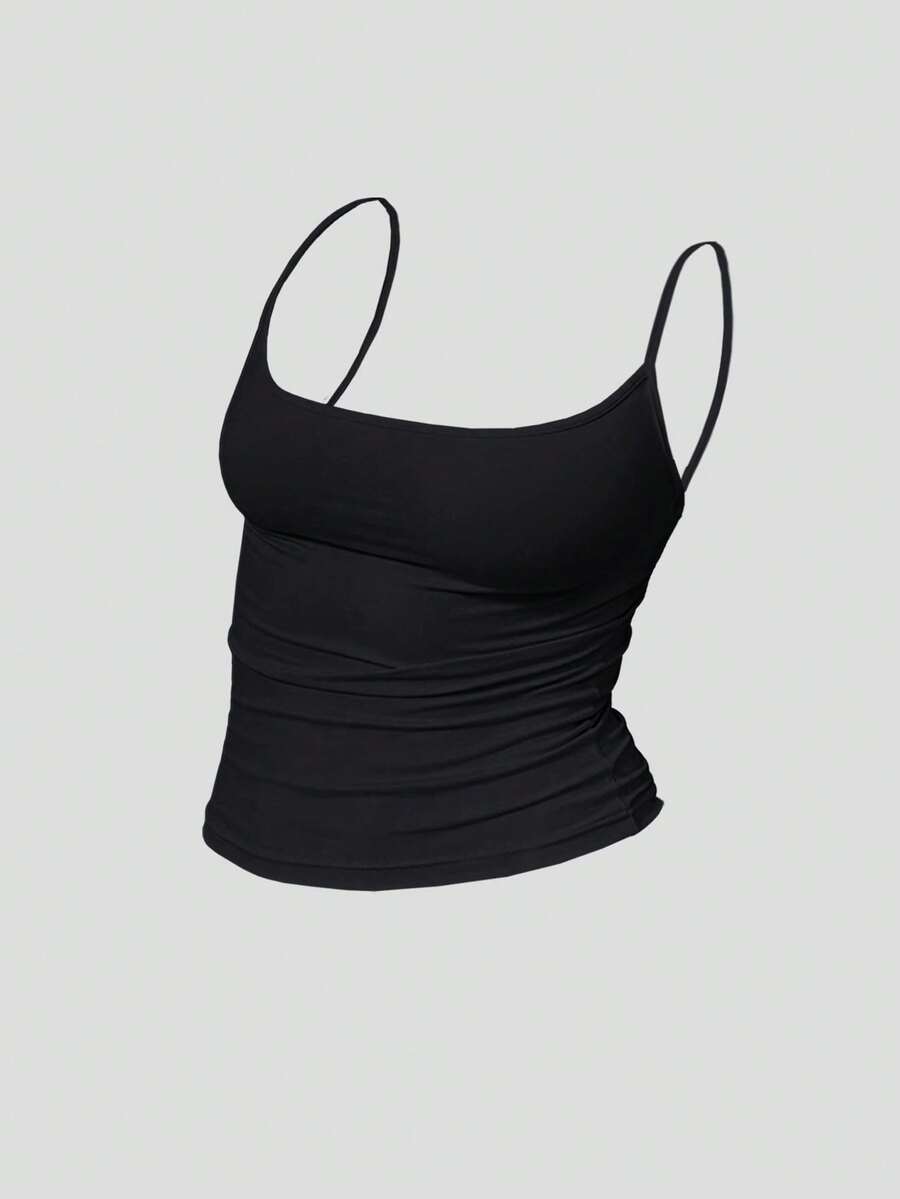 Zyxie Women's Casual Versatile Solid Color Slim Fit Camisole