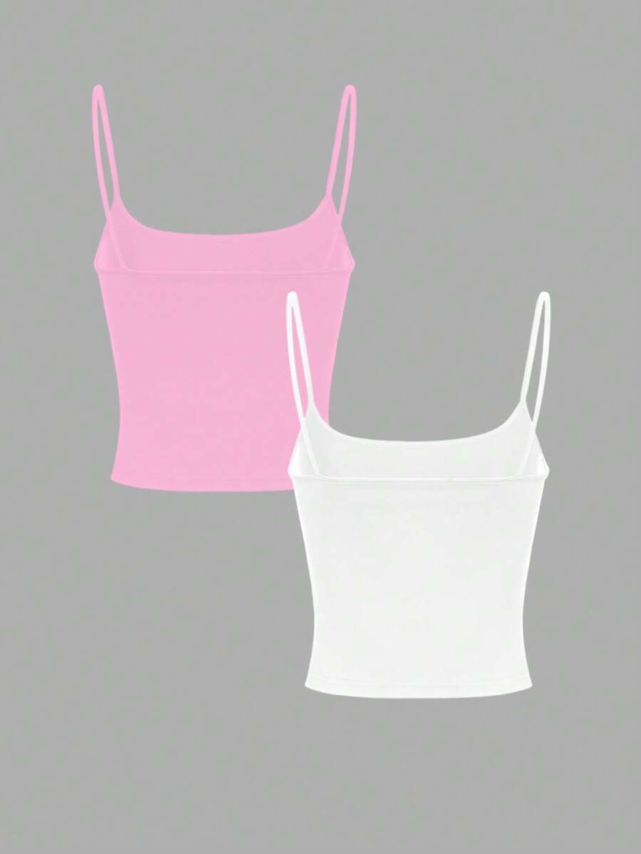 Zyxie Women's Casual Versatile Solid Color Slim Fit Camisole