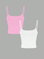 Zyxie Women's Casual Versatile Solid Color Slim Fit Camisole