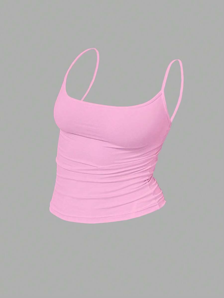Zyxie Women's Casual Versatile Solid Color Slim Fit Camisole