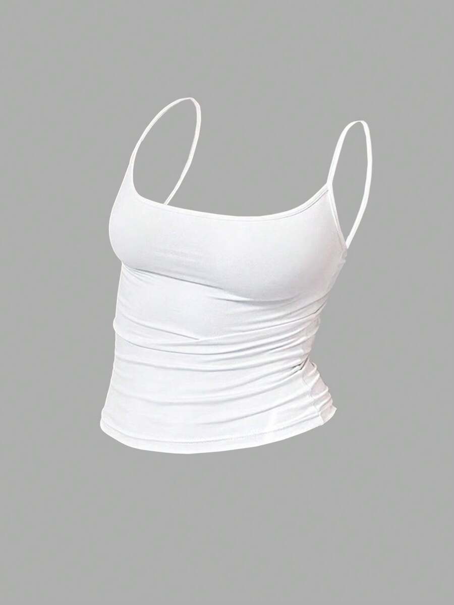 Zyxie Women's Casual Versatile Solid Color Slim Fit Camisole