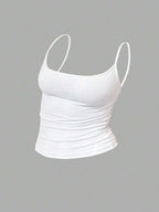 Zyxie Women's Casual Versatile Solid Color Slim Fit Camisole