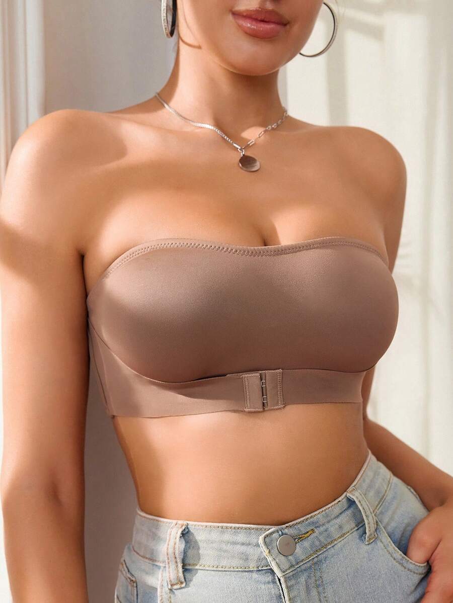 Snug Zone Women Front Closure Single Layer Wireless Bra (1pc)