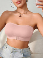 Snug Zone Women Front Closure Single Layer Wireless Bra (1pc)