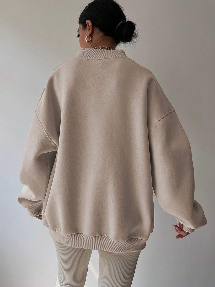 INAWLY Women's Spring And Autumn Loose Fit Casual Pullover With V-Neck And Dropped Shoulders,Ladies Spring/Fall Casual Long Sleeve V Neck Loose Regular Mint Green Drop Shoulder Pullovers Women Hoodies,Long Sleeve Tops Graduation,Back To School Outfits,Graduation,Teacher Outfits For Women,Back To School