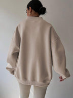 INAWLY Women's Spring And Autumn Loose Fit Casual Pullover With V-Neck And Dropped Shoulders,Ladies Spring/Fall Casual Long Sleeve V Neck Loose Regular Mint Green Drop Shoulder Pullovers Women Hoodies,Long Sleeve Tops Graduation,Back To School Outfits,Graduation,Teacher Outfits For Women,Back To School
