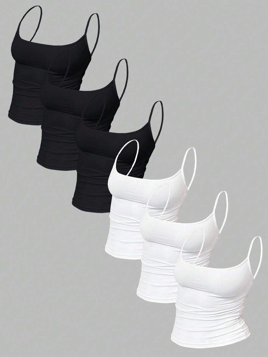 Zyxie Women's Casual Versatile Solid Color Slim Fit Camisole