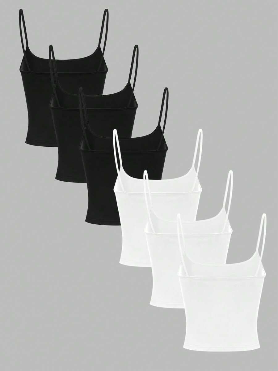 Zyxie Women's Casual Versatile Solid Color Slim Fit Camisole