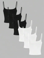 Zyxie Women's Casual Versatile Solid Color Slim Fit Camisole