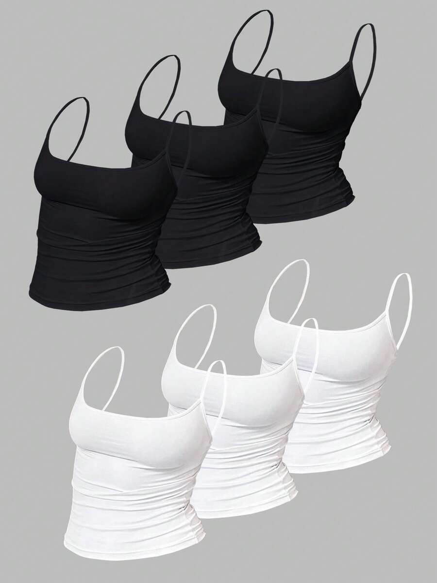 Zyxie Women's Casual Versatile Solid Color Slim Fit Camisole