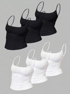 Zyxie Women's Casual Versatile Solid Color Slim Fit Camisole