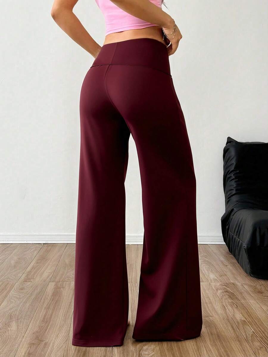 CovetEZ Women's Striped Straight Leg Loose Casual Versatile Pants Women Wide Leg Pants