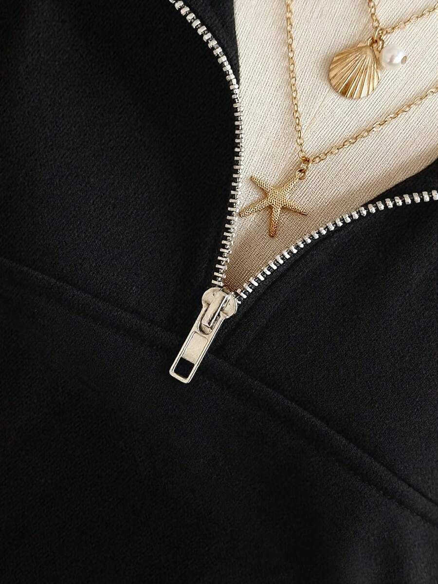 Lalippa Women's Loose Split Zip-Up Hoodie,Graduation,Teacher,Back To School Pullover Fall