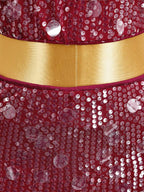 BamGleam Sequin Mini Bodycon Skirt For Holiday Party Clothes
