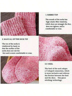 5 Pairs Winter Warmth Sports Socks For Women - Thick Thermal Design For Outdoor Activities In Autumn & Winter, Casual Comfort & Superior Insulation | Autumn Winter New Style/Knit Winter Socks/Christmas Gifts