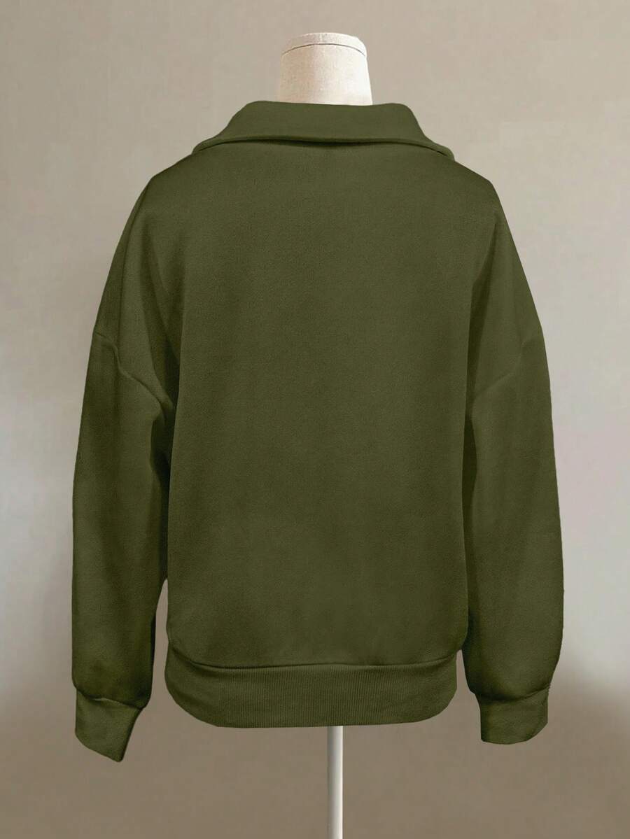 Lalippa Women's Loose Split Zip-Up Hoodie,Graduation,Teacher,Back To School Pullover Fall