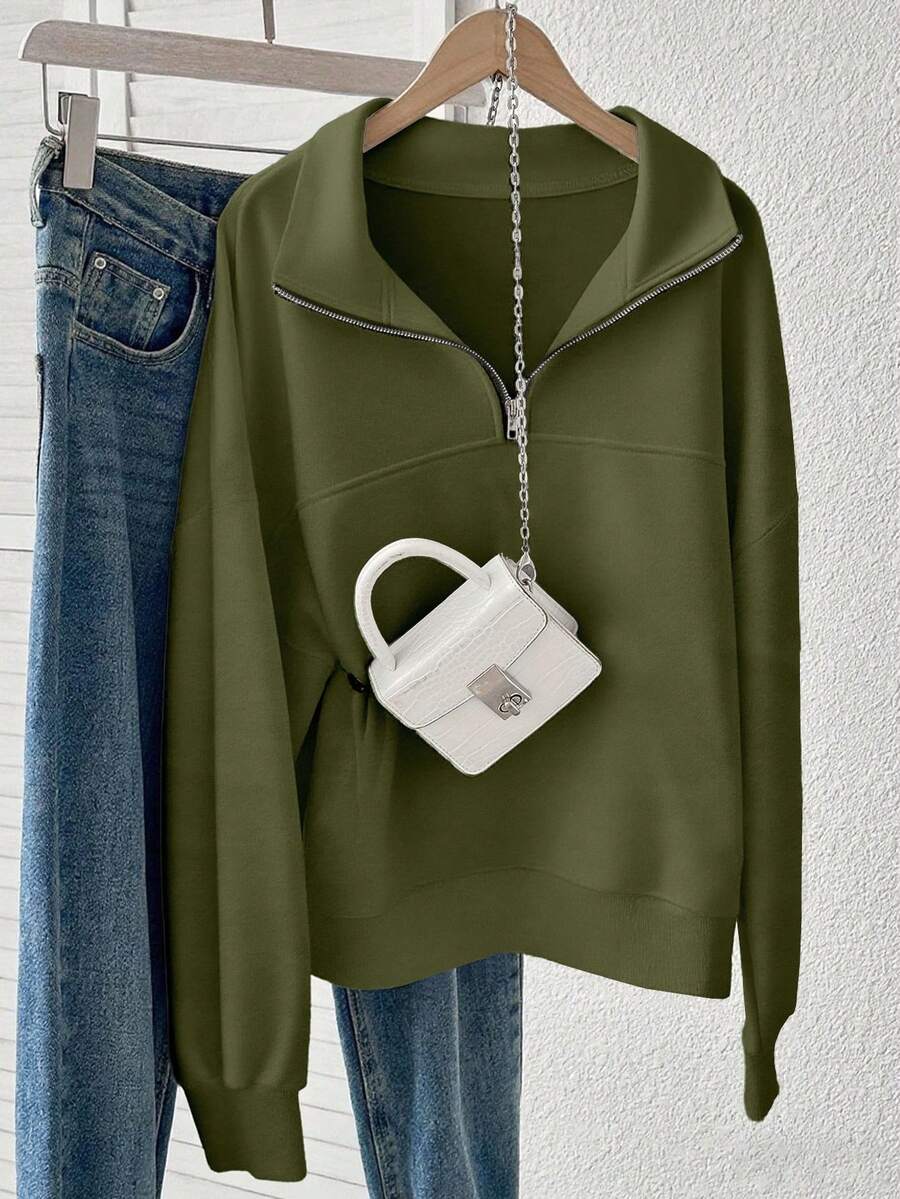 Lalippa Women's Loose Split Zip-Up Hoodie,Graduation,Teacher,Back To School Pullover Fall