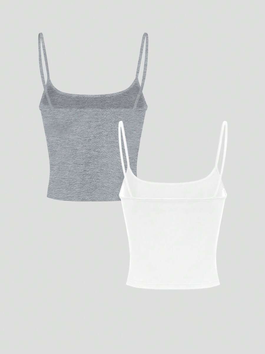 Zyxie Women's Casual Versatile Solid Color Slim Fit Camisole