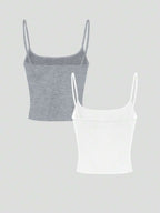 Zyxie Women's Casual Versatile Solid Color Slim Fit Camisole