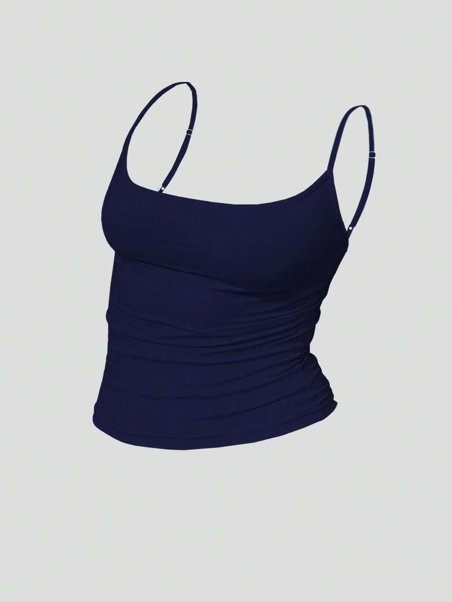 Zyxie Women's Casual Versatile Solid Color Slim Fit Camisole