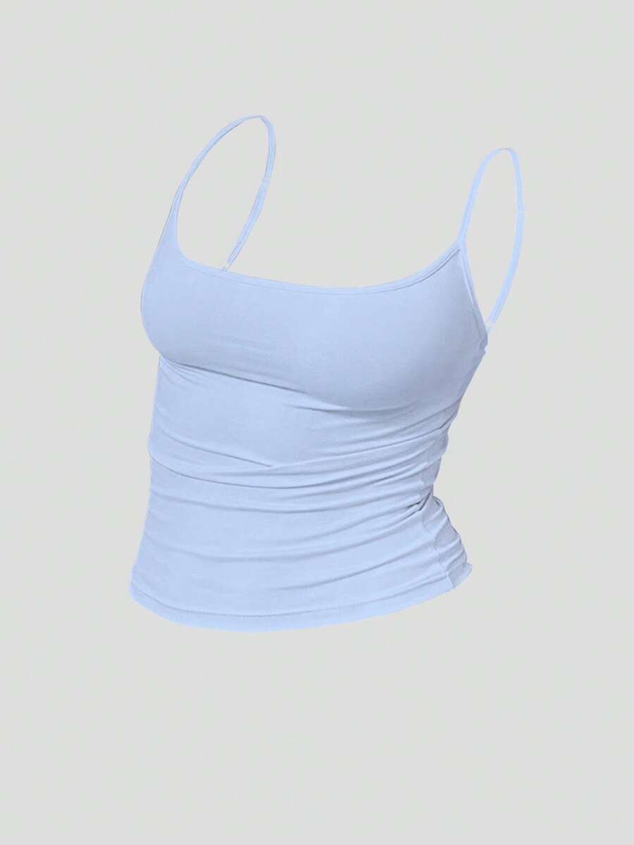 Zyxie Women's Casual Versatile Solid Color Slim Fit Camisole