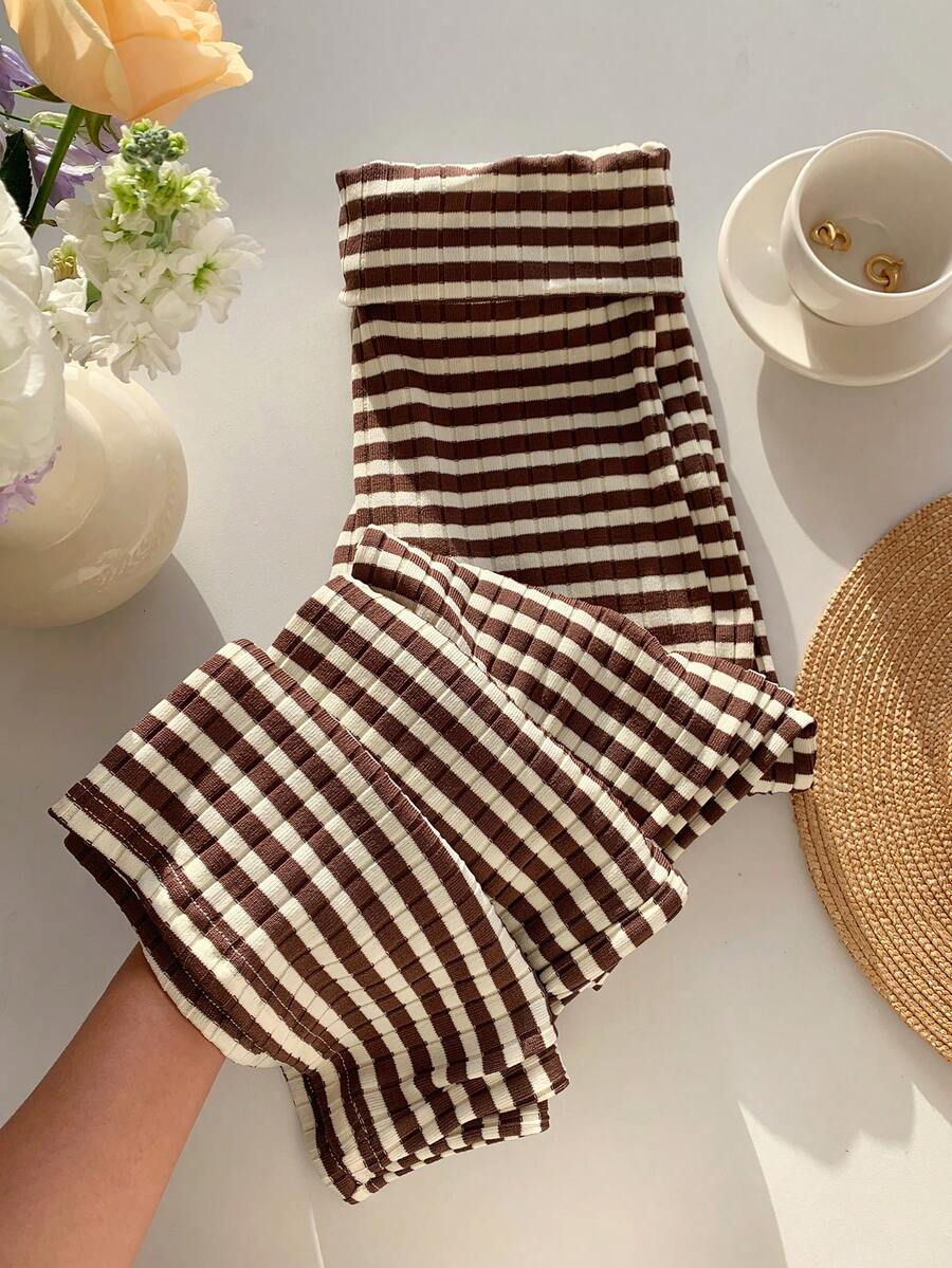 CovetEZ Women's Striped Straight Leg Loose Casual Versatile Pants Women Wide Leg Pants