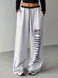 Airlisse Women's New Fashion Knitted Printed Sweatpants