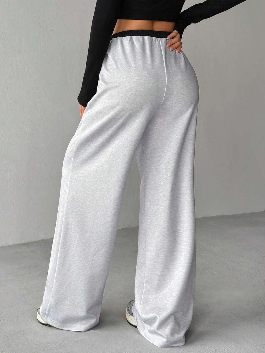 Airlisse Women's New Fashion Knitted Printed Sweatpants
