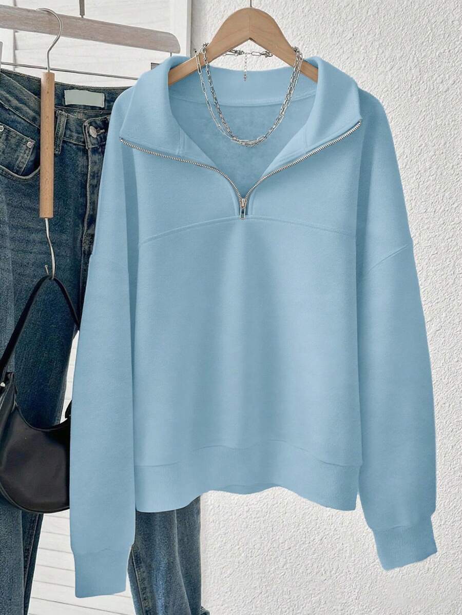 Lalippa Women's Loose Split Zip-Up Hoodie,Graduation,Teacher,Back To School Pullover Fall