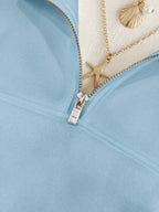 Lalippa Women's Loose Split Zip-Up Hoodie,Graduation,Teacher,Back To School Pullover Fall