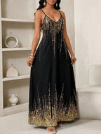 SHEIN Lady Leopard Print Women Maxi Dresses Women Lady Boho Backless Women Ladies Baggy Maxi Dress Women Dresses Loose Strapless Birthday&Event Dresses /Holiday Dresses Vacation Outfits Women Boho/Bohemia/Boho Women's Clothing Halter Top African Woman Clothing Women Dresses Summer Tropical Dresses For Women New Arrivals Women Dress Beach Dress Easter Dresses / Easter Dress Women / Easter Outfit Women Summer Dresses For Women