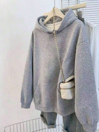 Women's Relaxed Fit Solid Blend Hoodies Lightweight Comfy Daily Home & Weekend Wear