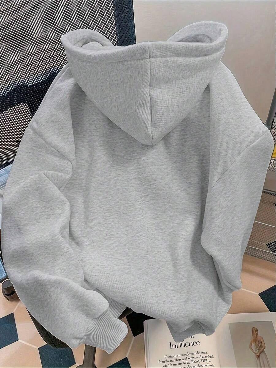 Women's Relaxed Fit Solid Blend Hoodies Lightweight Comfy Daily Home & Weekend Wear