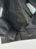 Glimmora New Women Zip-Up Sweatshirt, Gray Long Sleeve Jacket