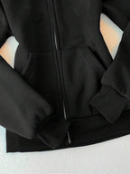 Glimmora New Women Zip-Up Sweatshirt, Gray Long Sleeve Jacket