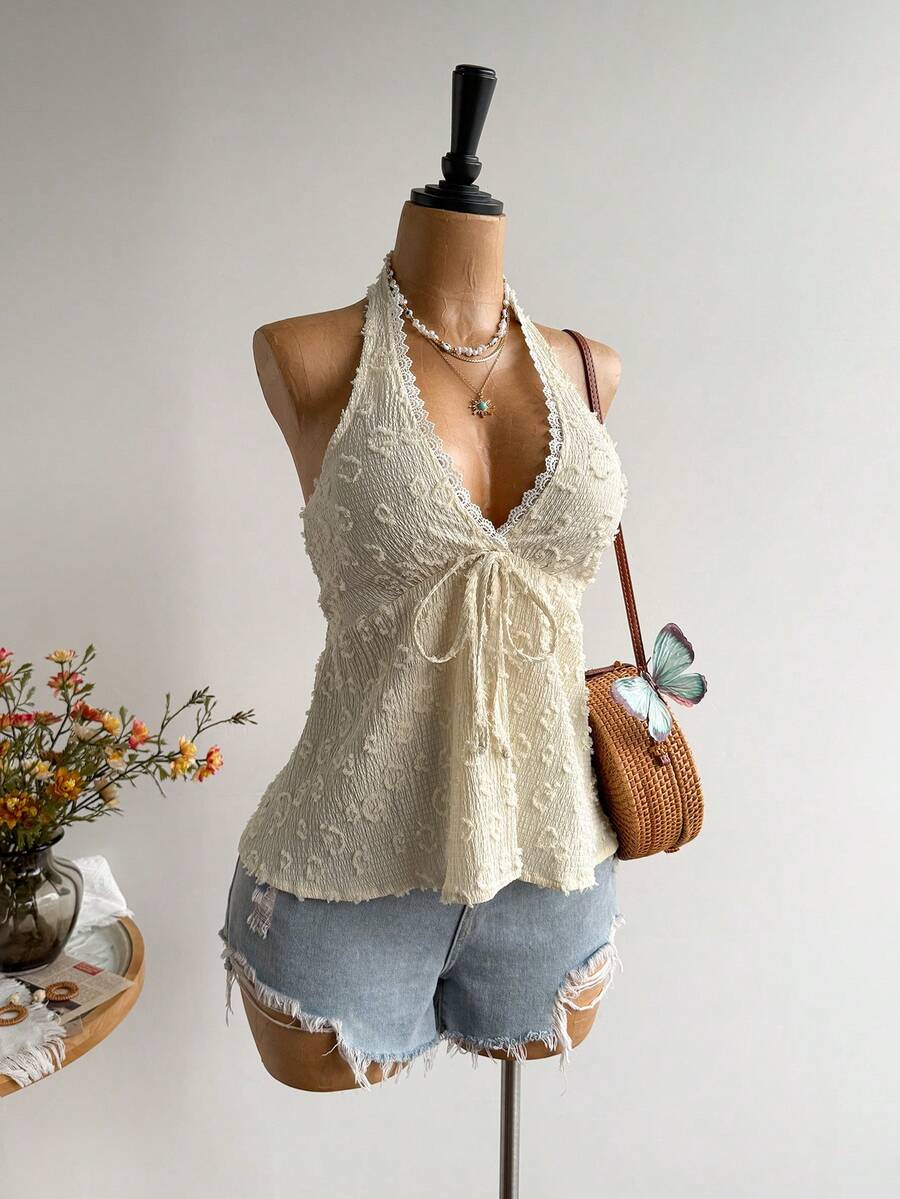 Rusttydustty Women's Backless Casual Vacation Bohemian Style Beach, Suitable For Valentine's Day, New Year, Party, Easter, Hawaiian Music Festival, Tropical Holiday