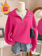 Lalippa Women's Loose Split Zip-Up Hoodie,Graduation,Teacher,Back To School Pullover Fall